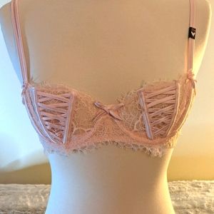 NEW w/ Tag, Muted Pink Eyelette Lace Bralette